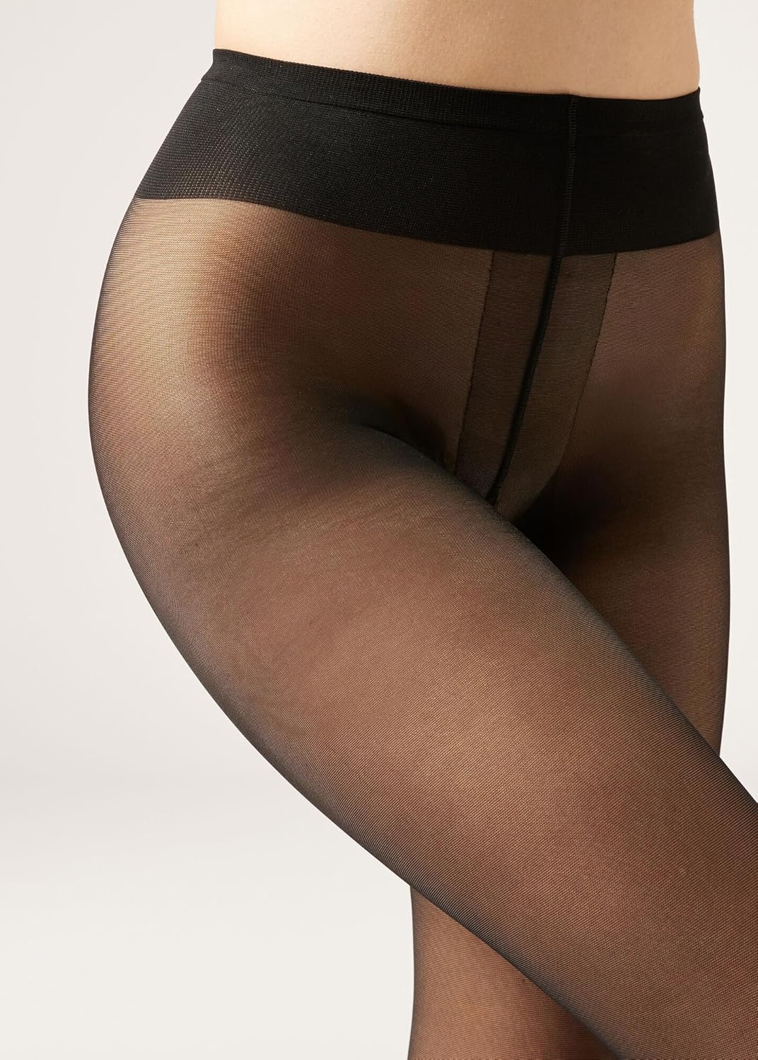 CALZEDONIA Woman's Sheer Essential 40 Denier Tights - Image 4