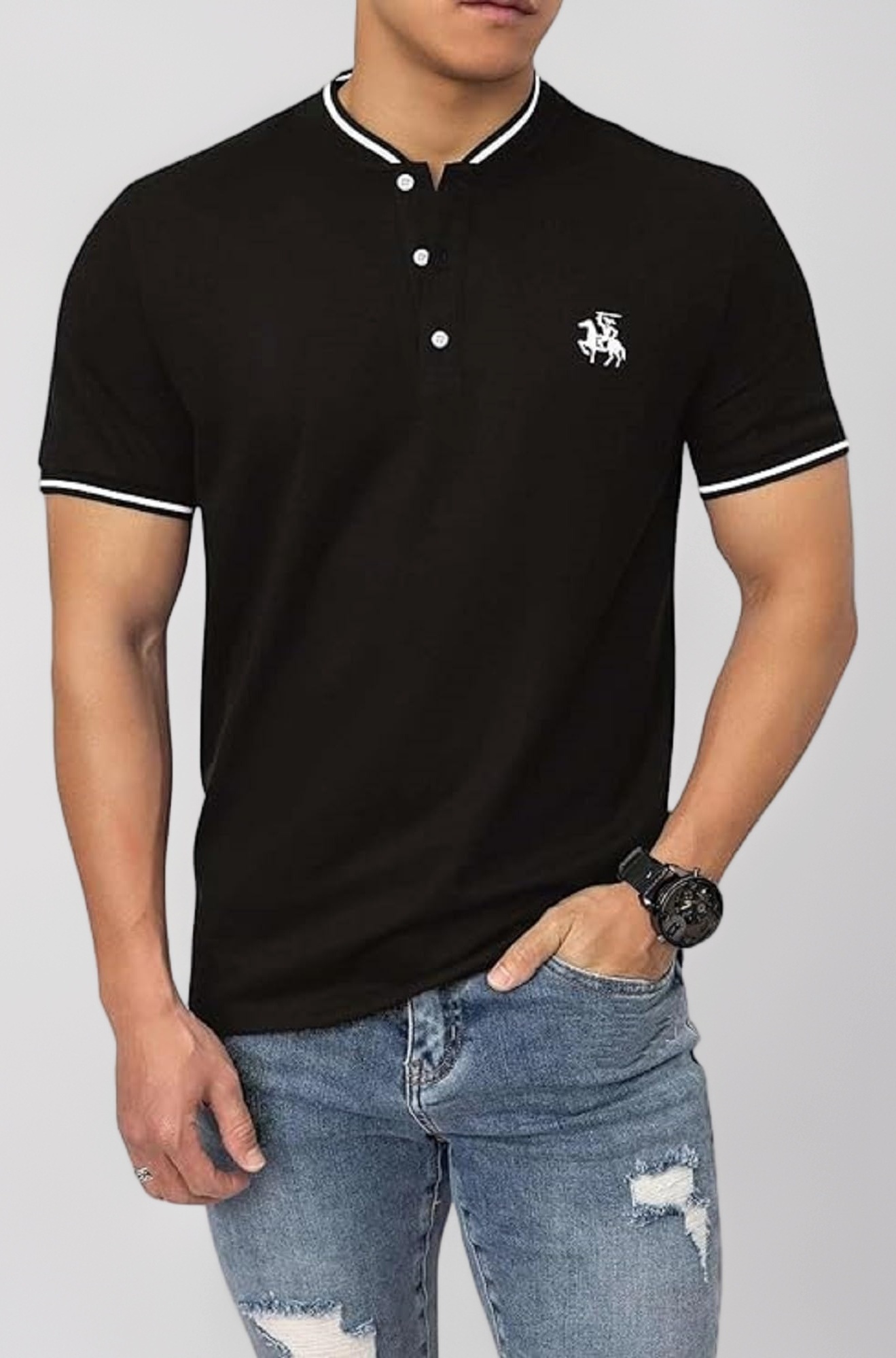 Polo T Shirt for Men || T Shirt for Man || Collar T Shirt Style Men (Packs Also Available) (Polo-06-10)