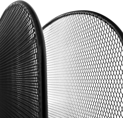 Miniatura 6 de Safco Products - Organizador vertical de escritorio de malla de Onyx de 5 secciones 3256BL acabado de recubrimiento en polvo negro construcción de