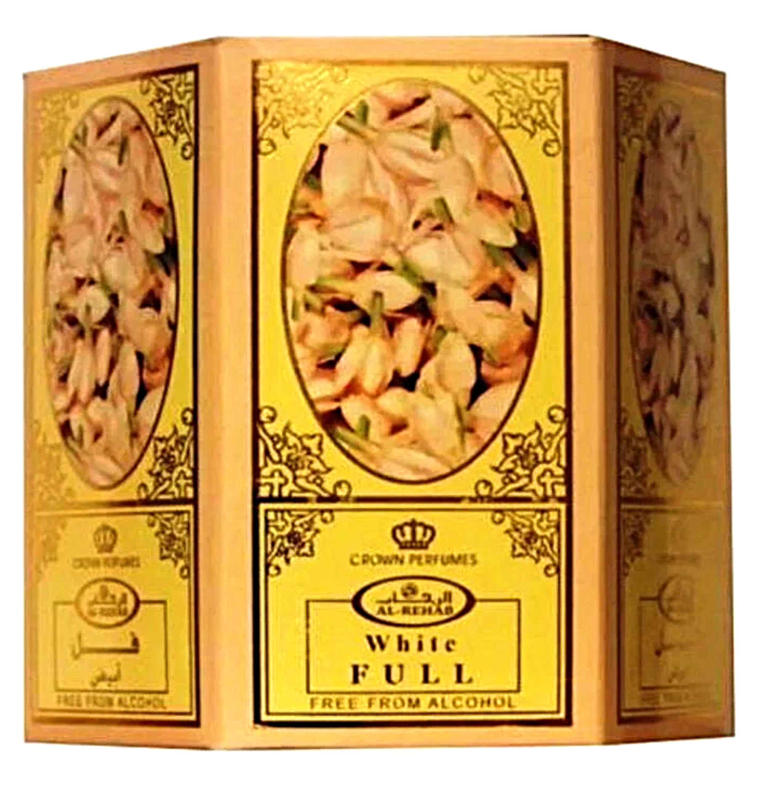 Al-Rehab White Full - 6ml (.2oz) Roll-on Perfume Oil by Al-Rehab (Crown Perfumes) (Box of 6)