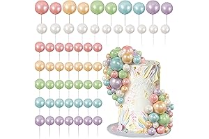 Colorful Ball Cake Picks for Sweet Treats