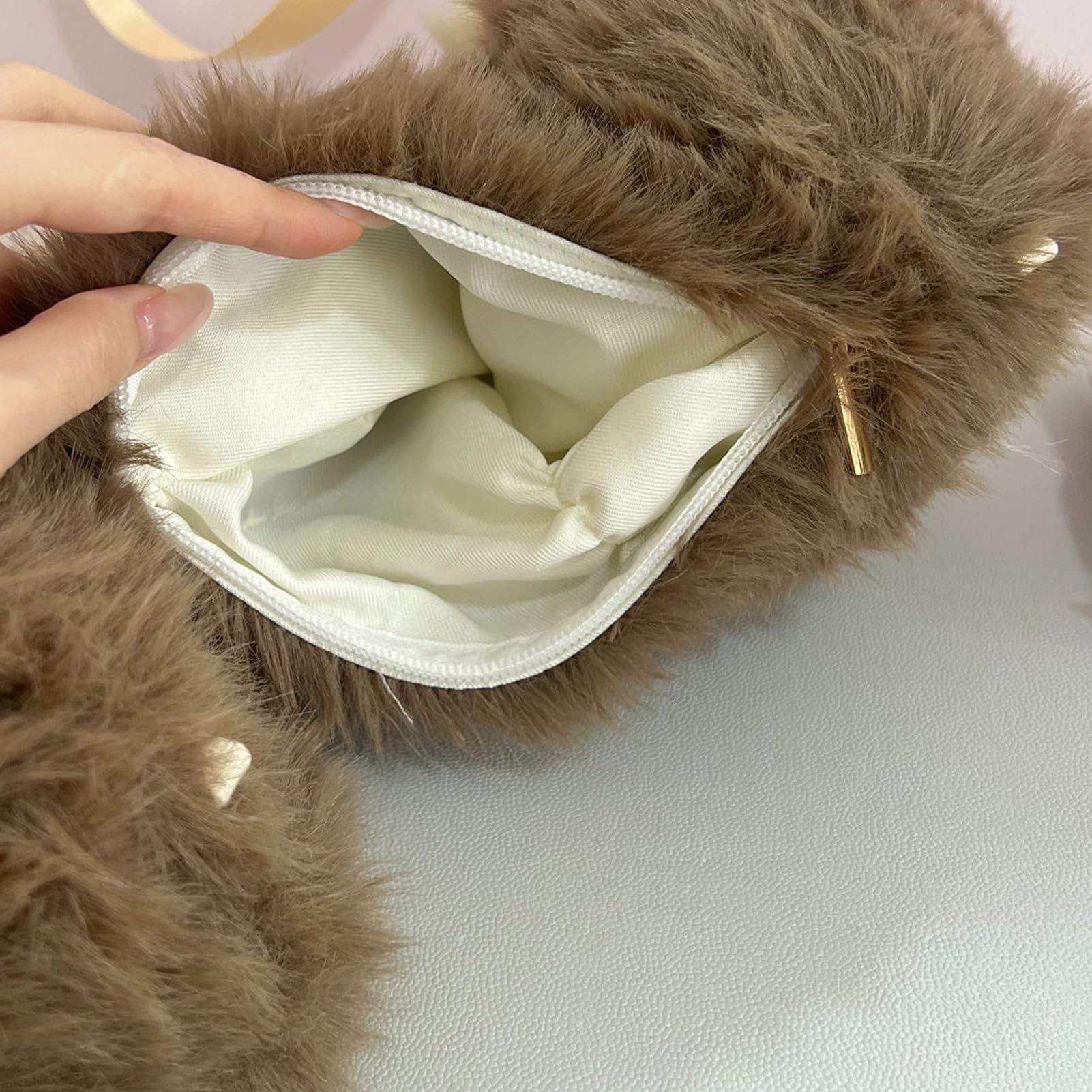 Borsa In Peluche Taschetta Per Conservare A Forma Di Cane | Borsetta Con Design Realistico Per Uso Di Ragazzi, Ragazze, Bambini, Scuola, Viaggio, Donne, Halloween, Lavoro