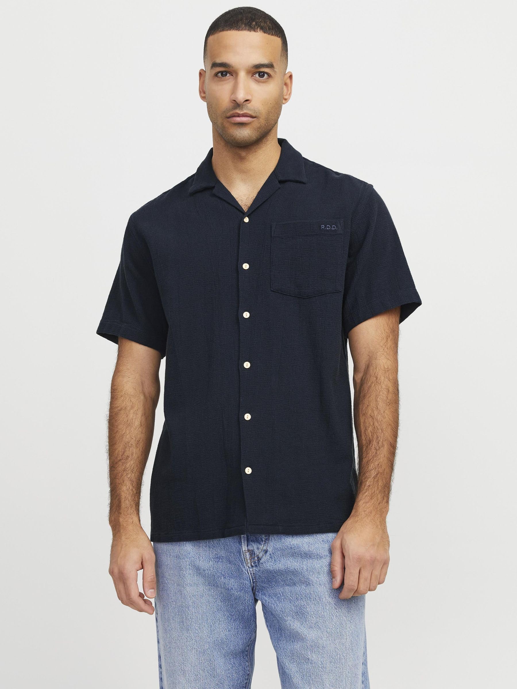 JACK & JONES Męska koszula hawajska RDD koszula hawajska