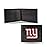 Rico Industries NFL Embroidered Leather Billfold Wallet, New York Giants