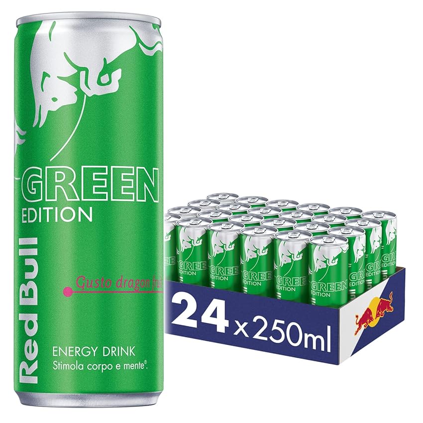 Red Bull Energy Drink, Gusto Dragon Fruit, 250 ml (24 Lattine)