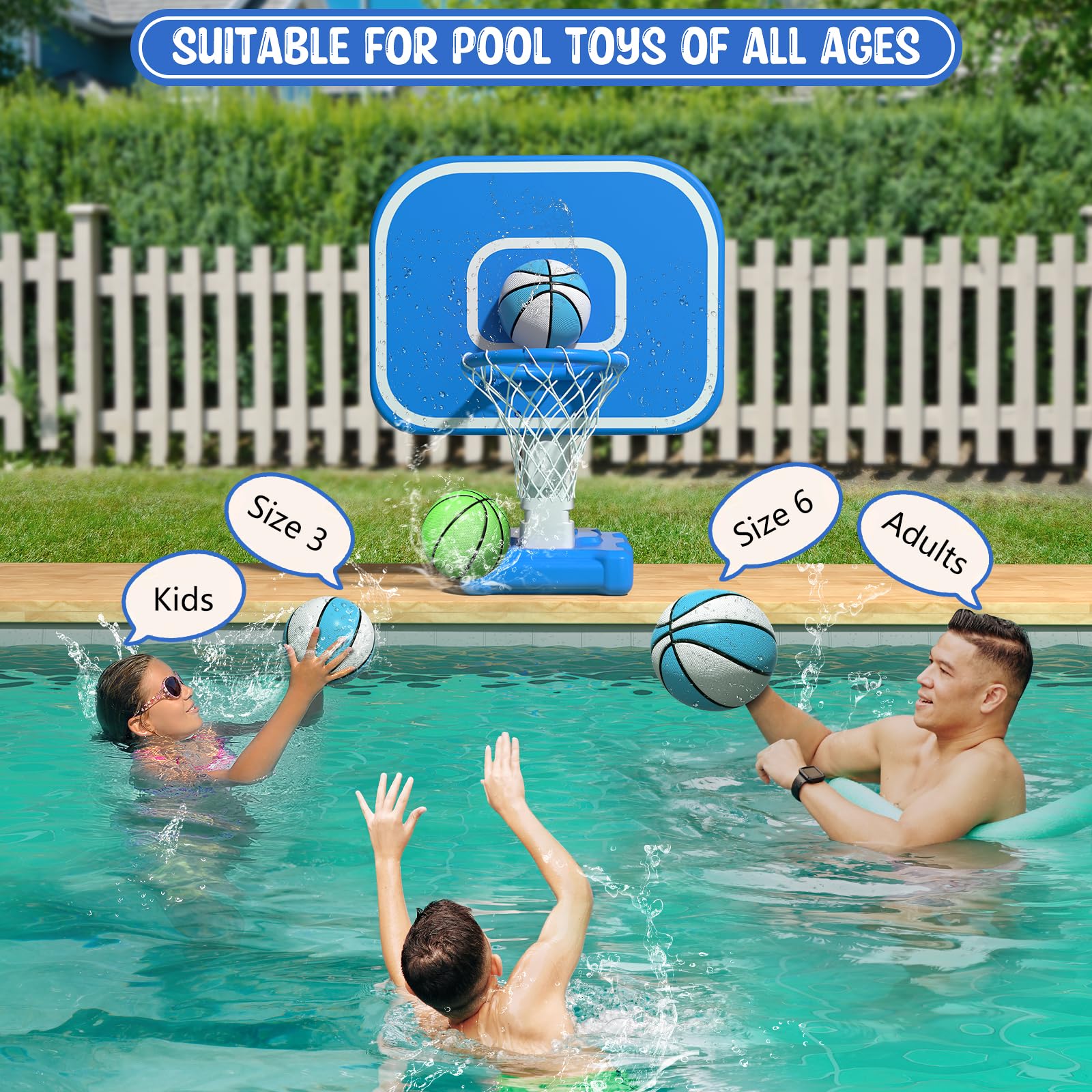 Amazon.com: Pool Basketball Hoop, 33
