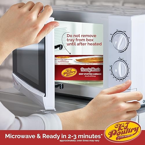 Miniatura 4 de Rollos de repollo rellenos de carne kosher, comidas de carne MRE listas para comer, sin gluten (paquete de 3) preparado para entrada totalmente