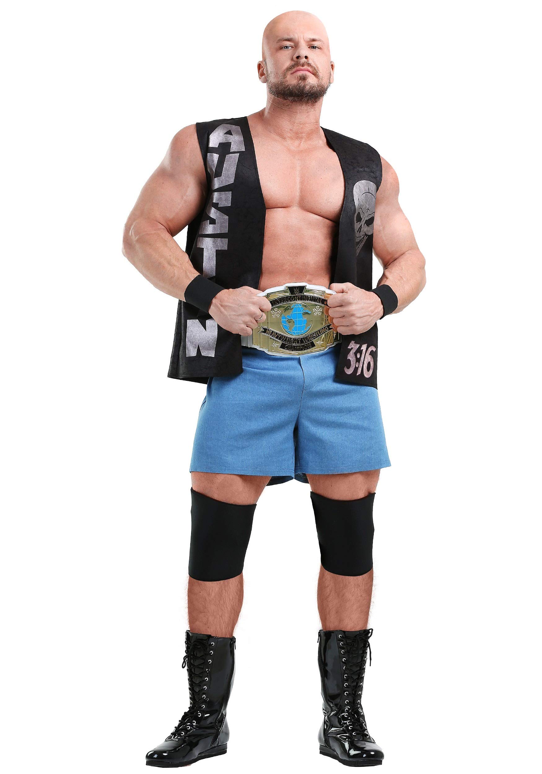 Adult Stone Cold Steve Austin Fancy Dress Costume | WWE Fancy Dress Costumes for Adults