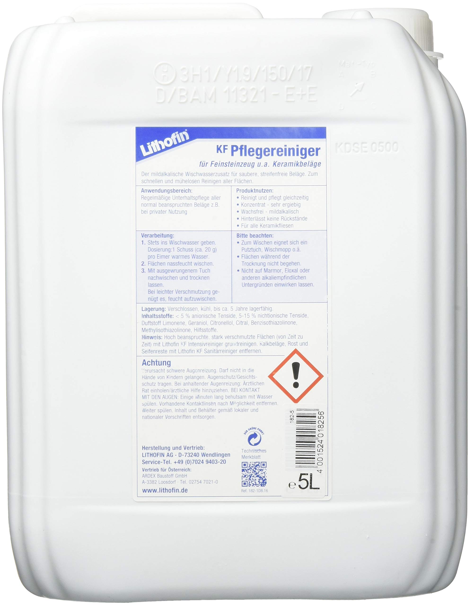 Lithofin KF Pflegereiniger, 5 Liter