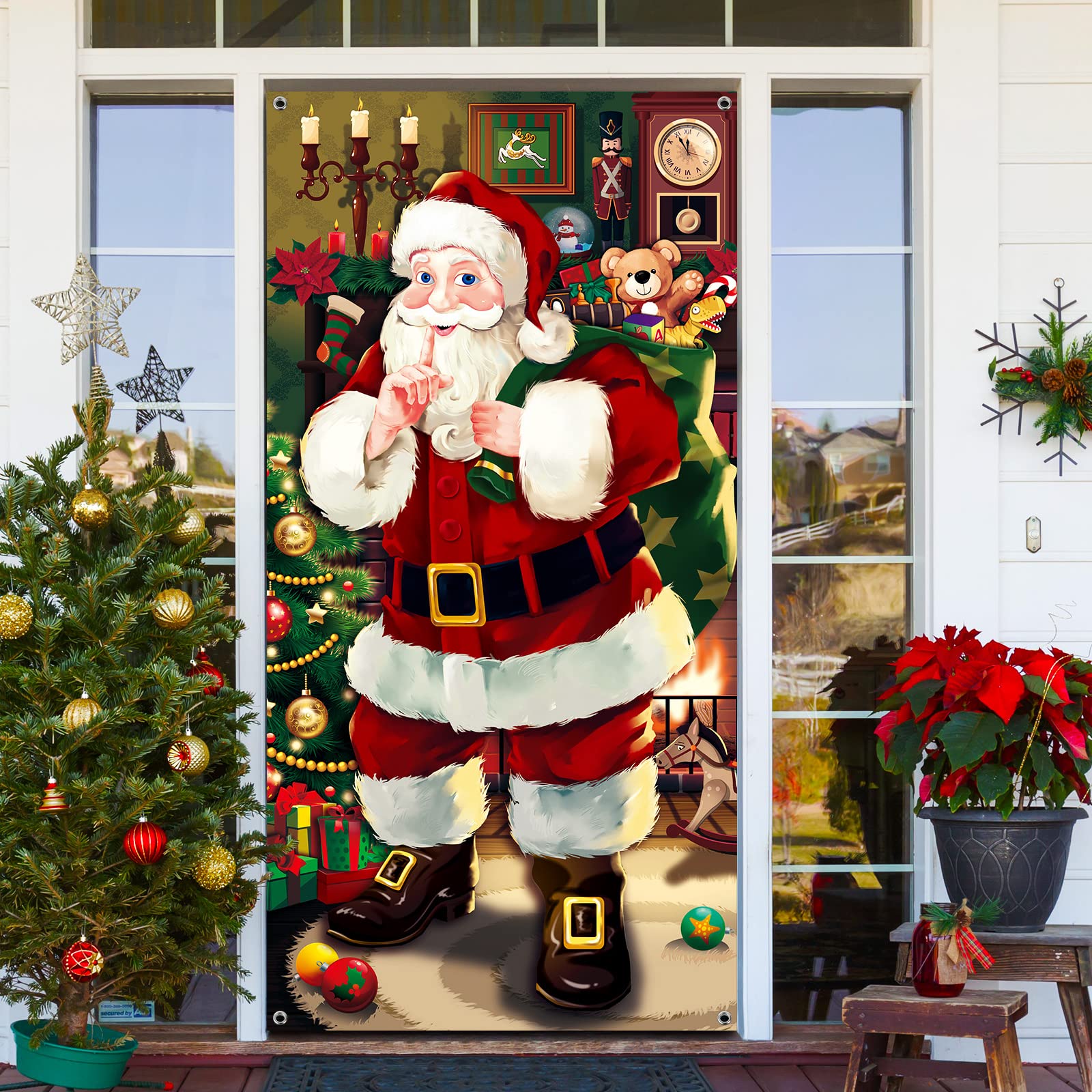 Décoration De Noël - Parure De Porte Pour L'Avent - Période De Noël - Occasion