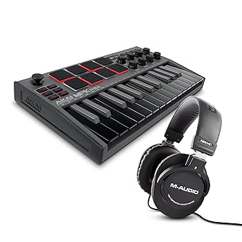 【超美品】AKAI MPK mini 黒 MIDIコントローラー ブラック AKAI Professional MPK Mini MK3 Black – United States