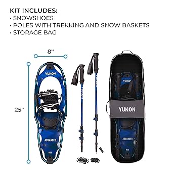 Yukon Advanced Snowshoe Kit, 825 : Amazon.ca: Sports & Outdoors