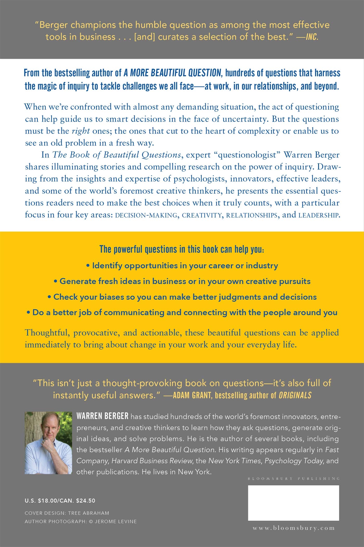 The Book of Beautiful Questions: The Powerful Questions That Will Help You Decide, Create, Connect, and Lead