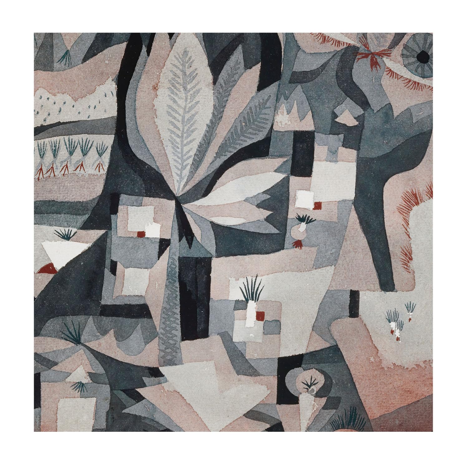 Papel Pintado Textil 250x250 cm Abstracción de la naturaleza