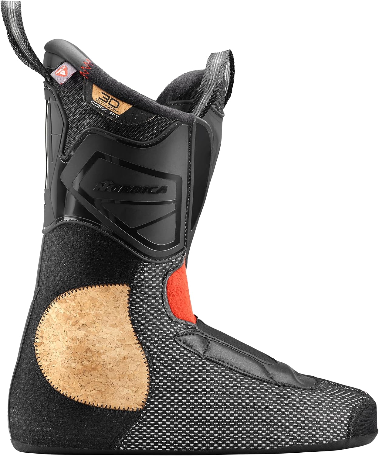 Nordica Cruise 130 Men's Comfort Fit All Mountain Alpine Ski Boots (Anthracite/Black/Red, 26.5)