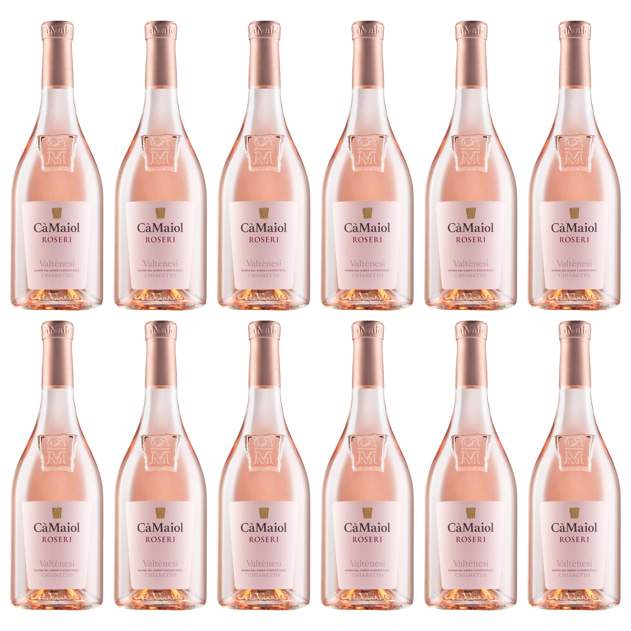 Cà Maiol Roseri Chiaretto Riviera del Garda Classico Valtenesi DOP trocken Roséwein Italien inkl. Feinwert E-book (12 x 0.75 l)
