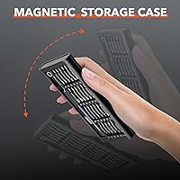 Vista 3 de Jorest Juego de destornilladores de precisión 52 en 1, mini kit de herramientas de reparación con Torx para Macbook, computadora, laptop, iPhone