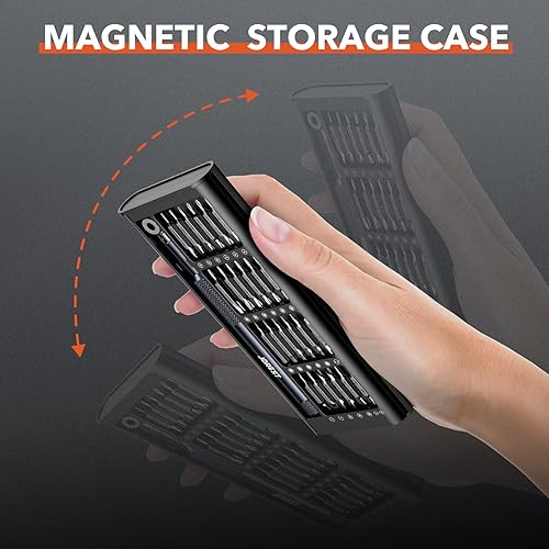 Miniatura 3 de Jorest Juego de destornilladores de precisión 52 en 1, mini kit de herramientas de reparación con Torx para Macbook, computadora, laptop, iPhone,