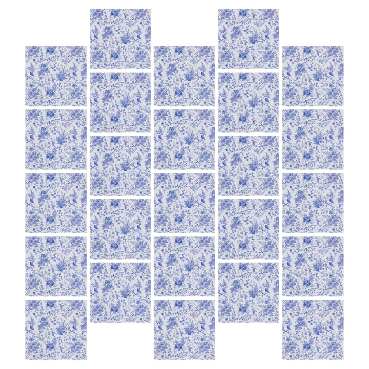 Blaue Papierservietten 100 Stück aus Papier für Partys