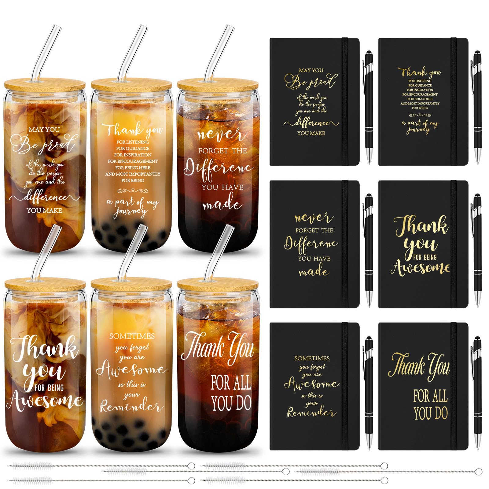 Coffret cadeau des employés pour femme avec tasse de 473,6 g et carnet