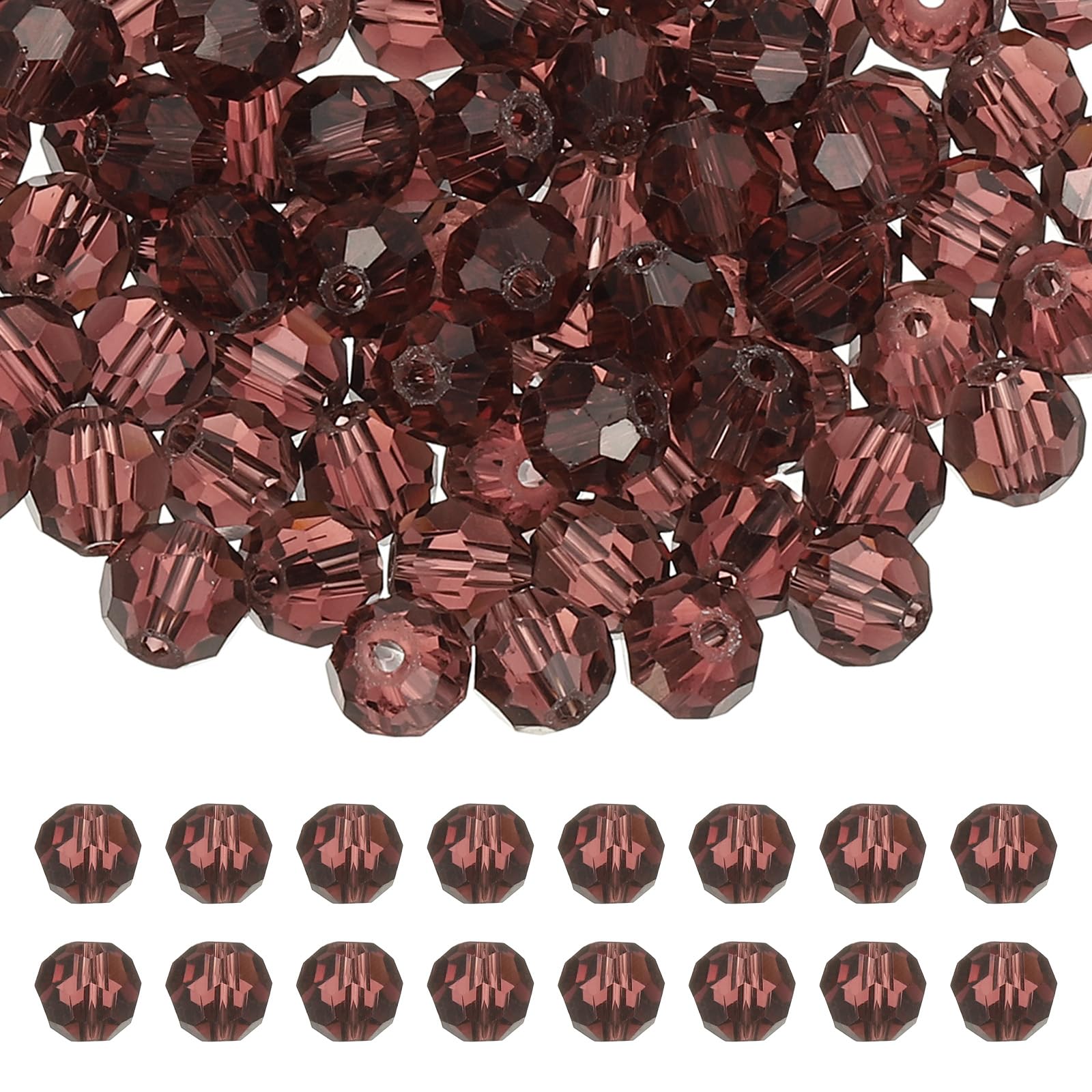 PATIKIL 10mm Round Crystal Beads