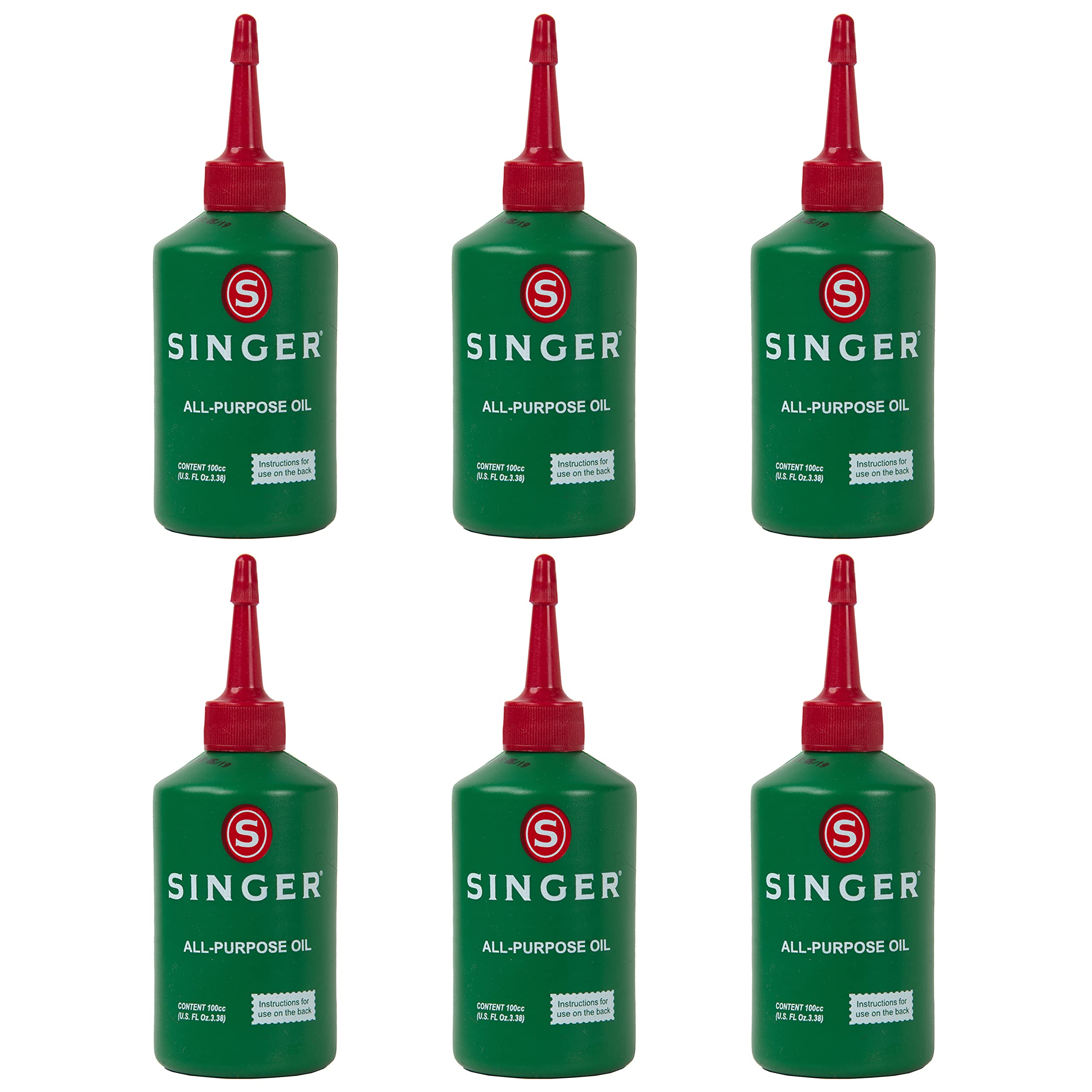 SINGER Olio per macchina da cucire (confezione da 6)