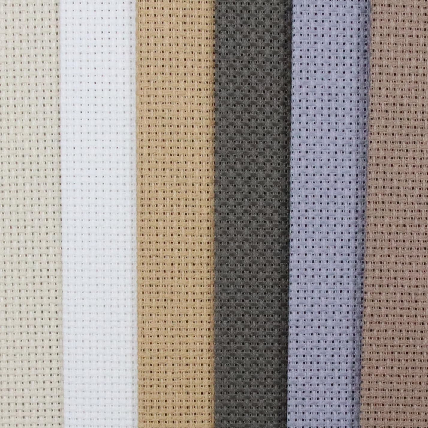 KCS 6 pc of 12" x 18" (30cmx45cm) 14 Count Cotton Aida Cloth Cross Stitch Fabric (14CT-F)