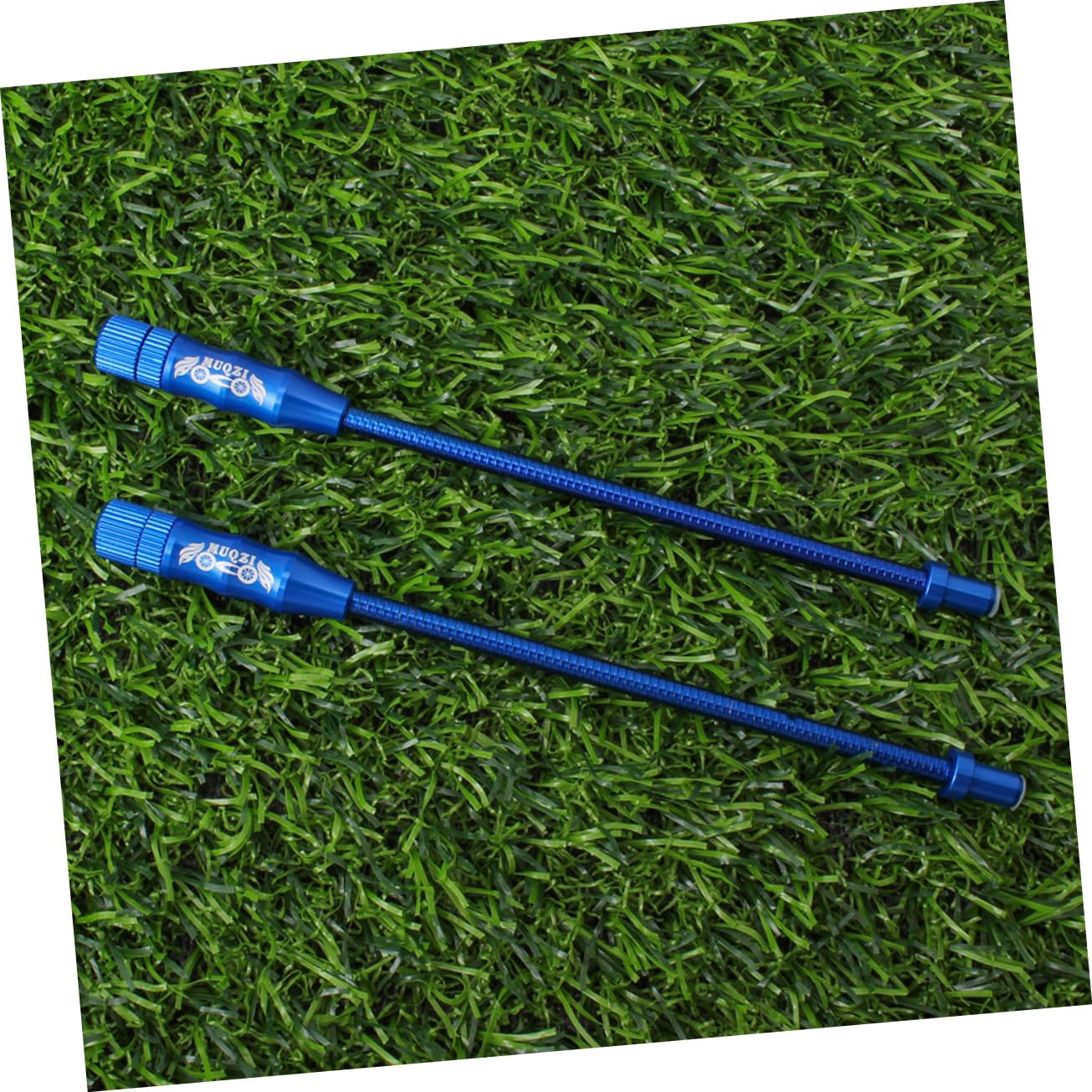 Happyyami 2pcs Blue Bicycle Brake Noodle Tube Flexible Elbow Tube for Mountain Road Bikes