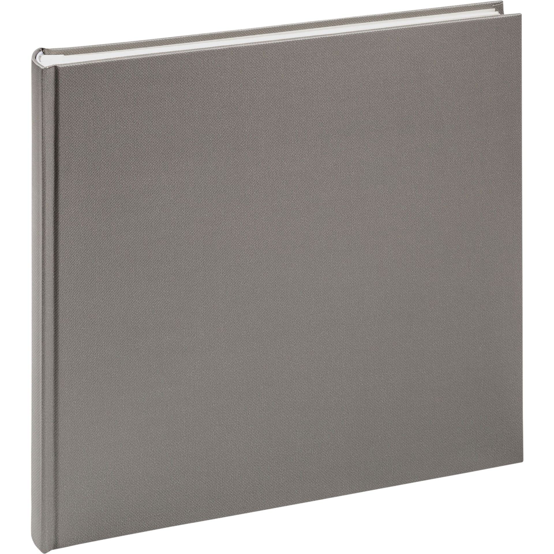 Album photo gris Walther FA-349-X 26x25 cm à pages blanches