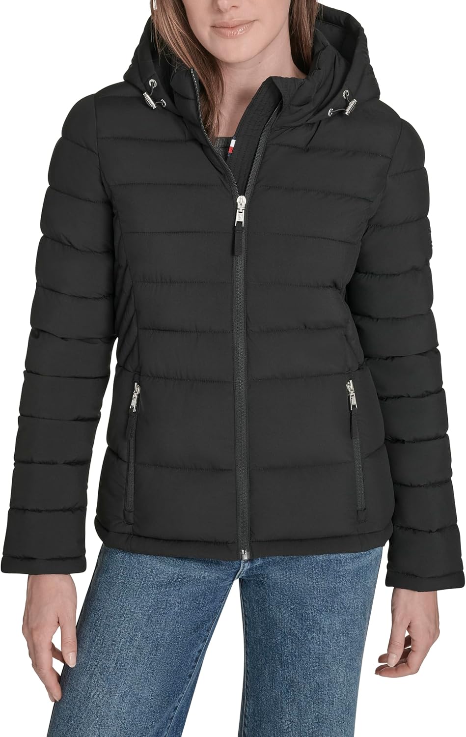 Tommy Hilfiger womens Every Day Hooded Lightweight Packable Coat