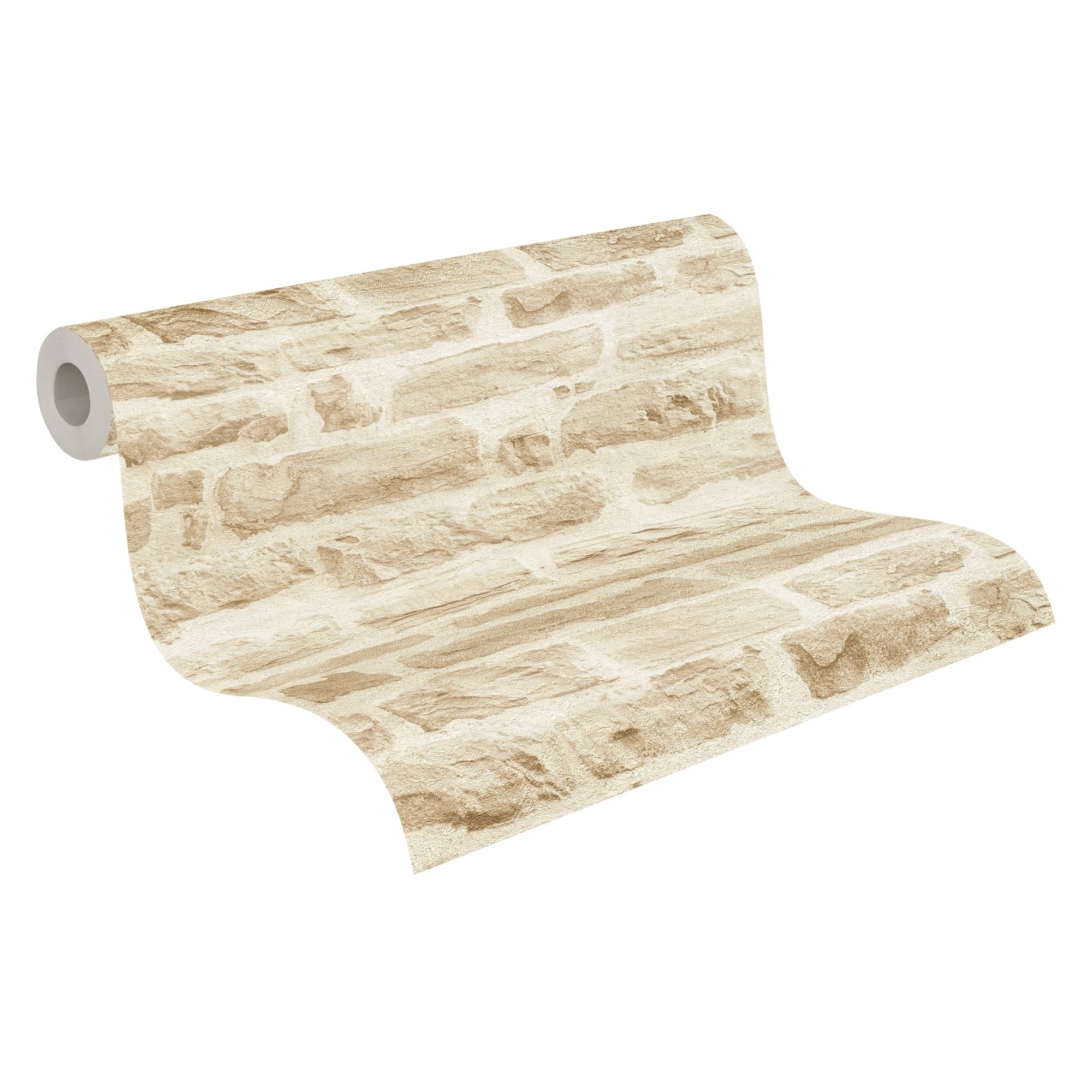 Galerie Beige Rocky Retreat Motif Wallpaper from B&Q