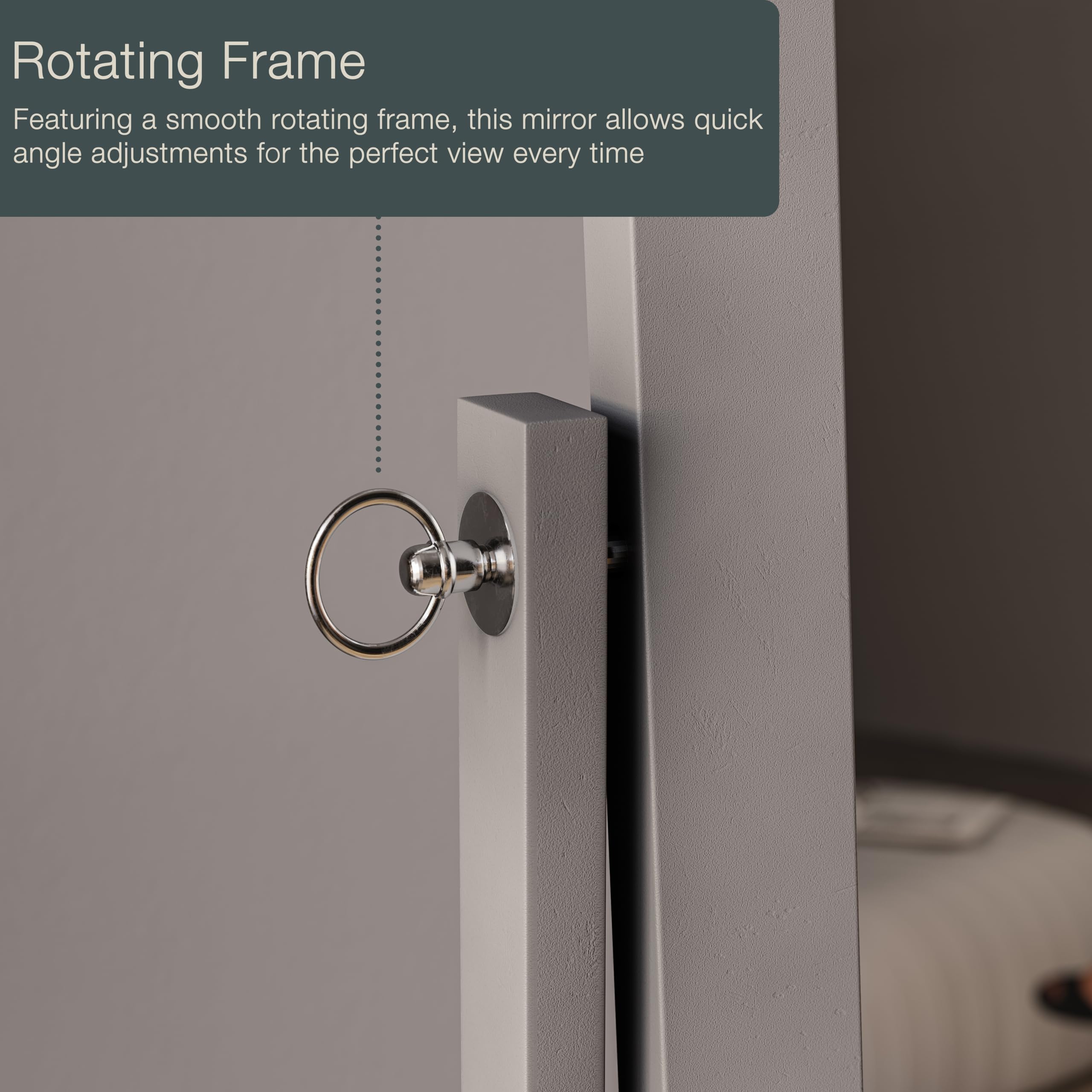 Vida Designs Nishano Cheval Miroir Sur Pied Longueur Intégrale