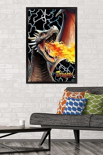 Miniatura 7 de Trends International PD Moreno - Póster de pared de relámpago de dragón