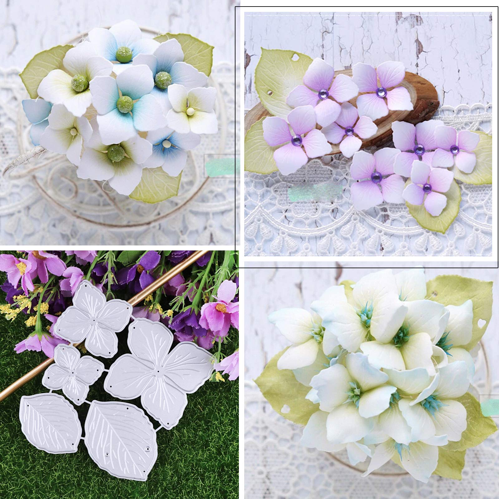 LICHENGTAI Stanzformen Set - Blume Schmetterling Herz Bär Scrapbooking