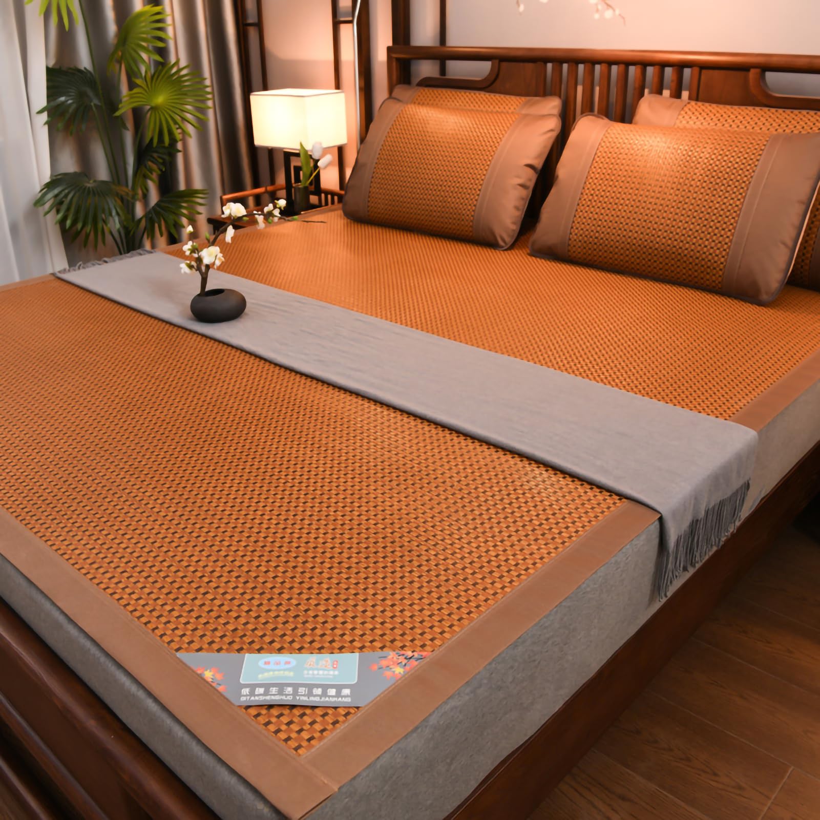 Tapis de couchage d'été 180x200 cm pour stopper la chaleur nocturne dans le lit
