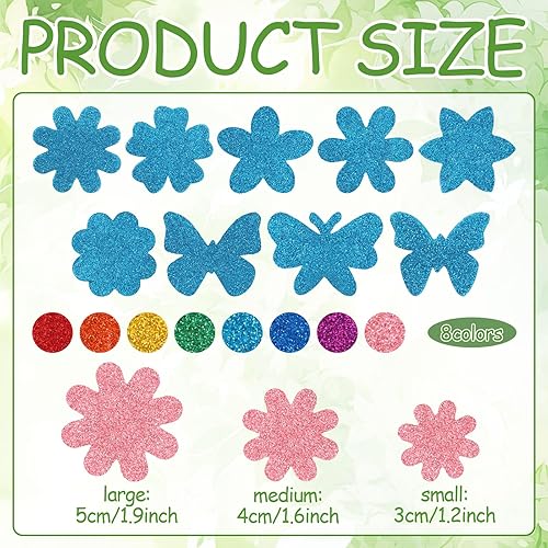 Vista 44 de JULBEAR 300 calcomanías de espuma de Pascua, calcomanías de primavera, coloridas calcomanías decorativas a granel de huevos de conejito de pollo