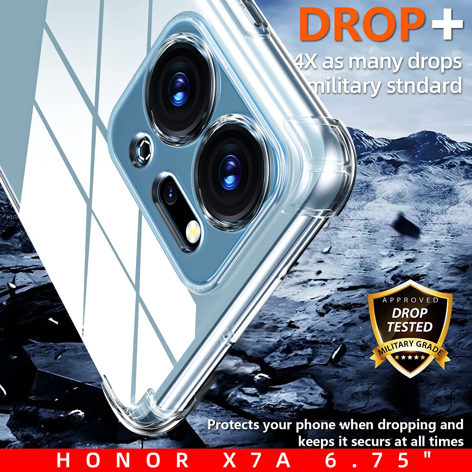 Cover Per Honor X8 4G, 3 Pack Sottile Morbido TPU Bumper Silicone Antiurto Protettiva Custodia Per Honor X8 4G Con Disegni Cuore. | RDN Street Market