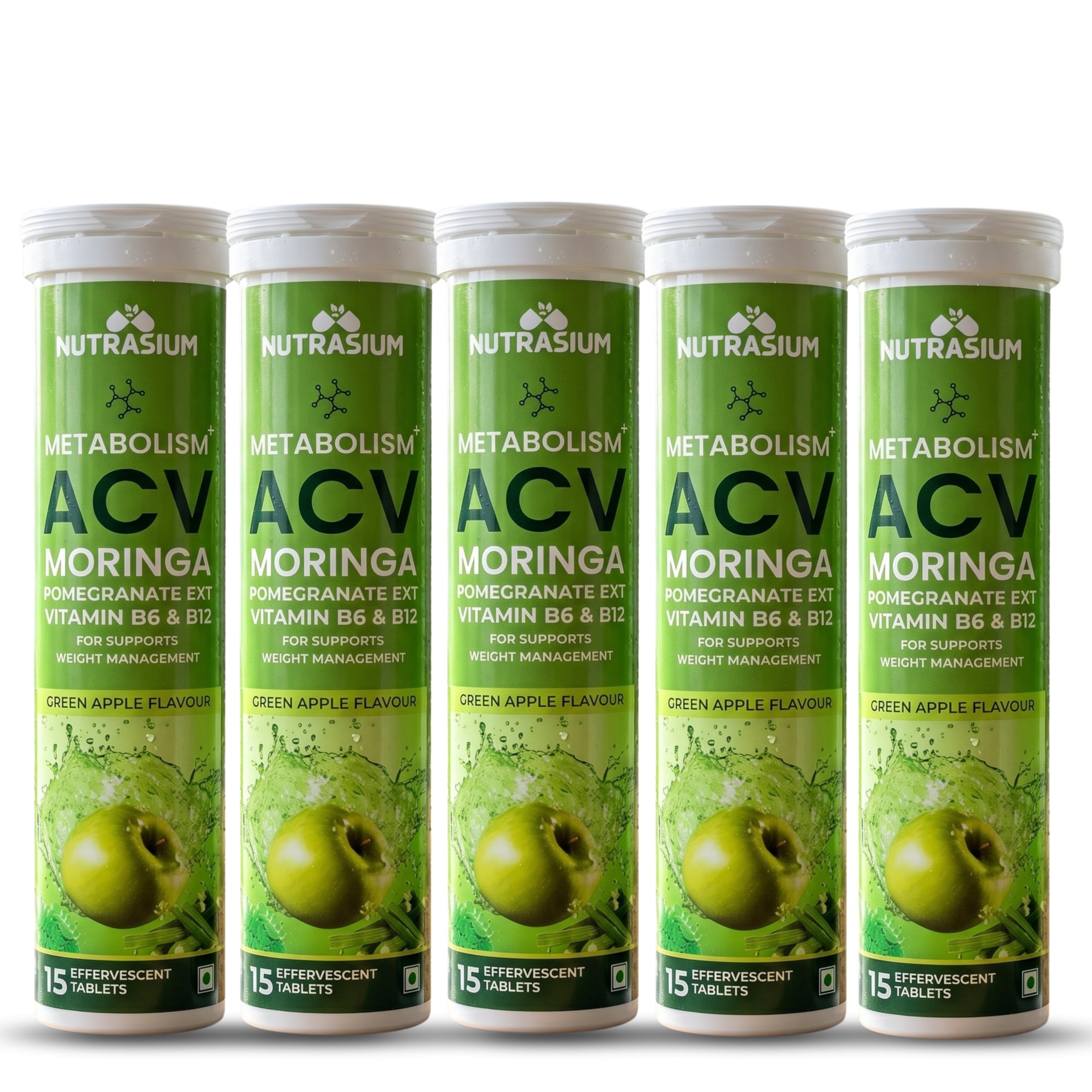 Nutrasium ACV Moringa Metabolism Plus | For Supports Weight Loss, Control Cravings, Convert Fat Into Energy, Boost Energy & Immunity (5)-image-41