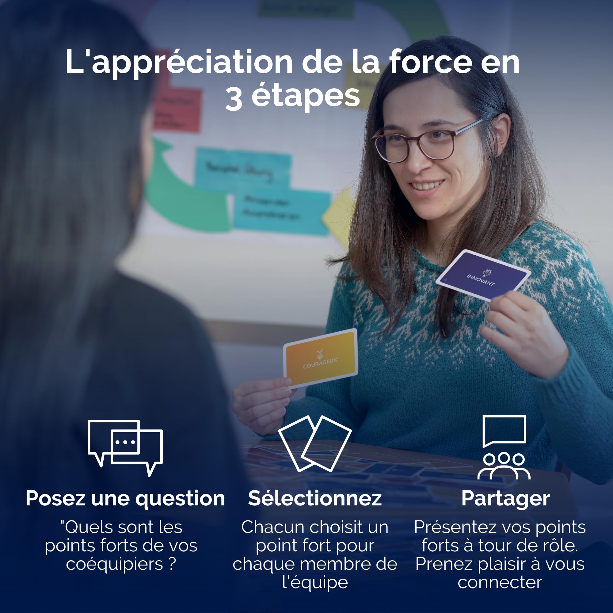 metaFox Cultivez vos forces - 52 cartes des forces pour le coaching, la thérapie, les ateliers et le team building - Pour le développement personnel et la construction d'équipe.