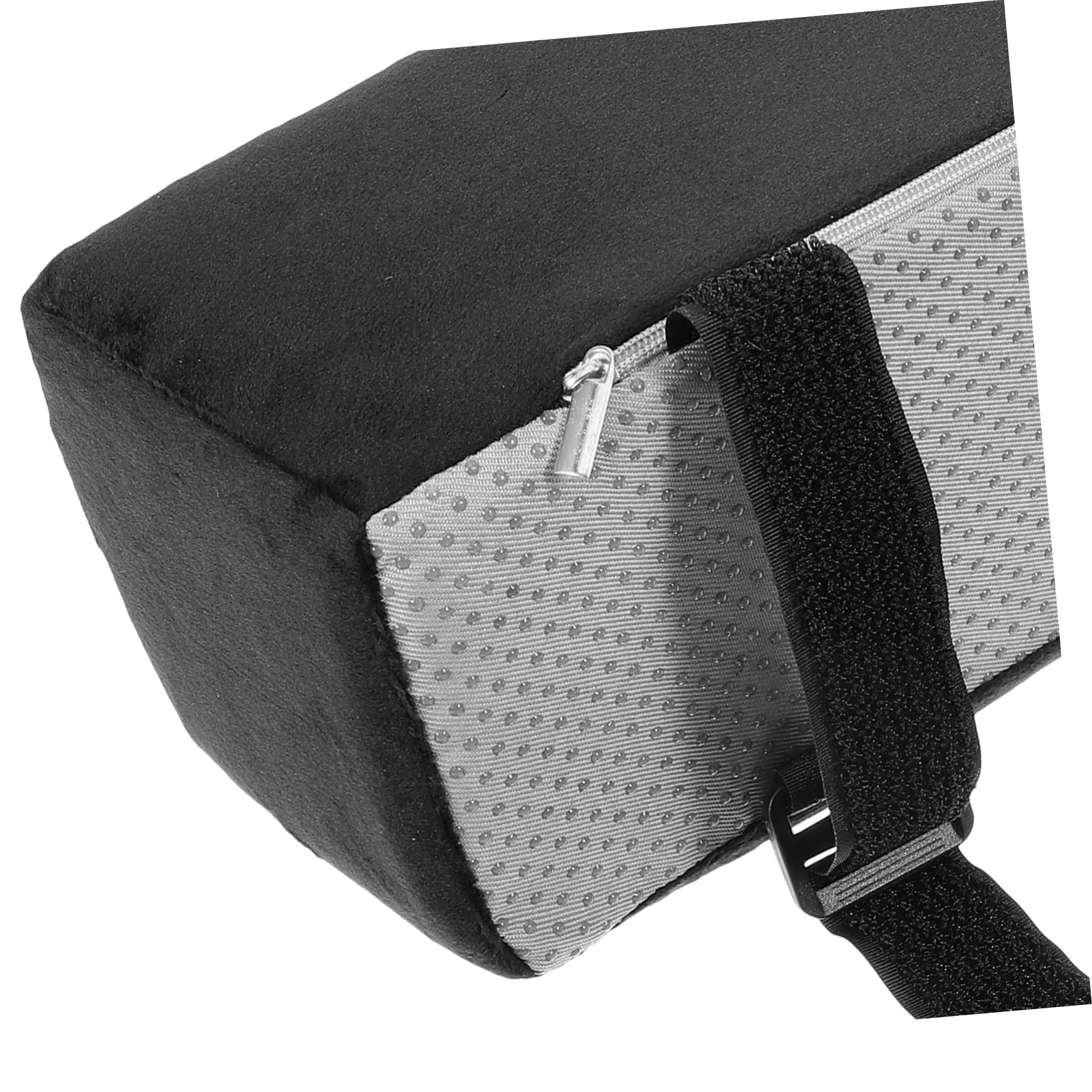 Cojín Elevador Para Apoyabrazos De Coche - Ajustable En Altura, Con Compartimento De Almacenaje, Color Negro | Para Mayor Comodidad En La Puerta Del Conductor