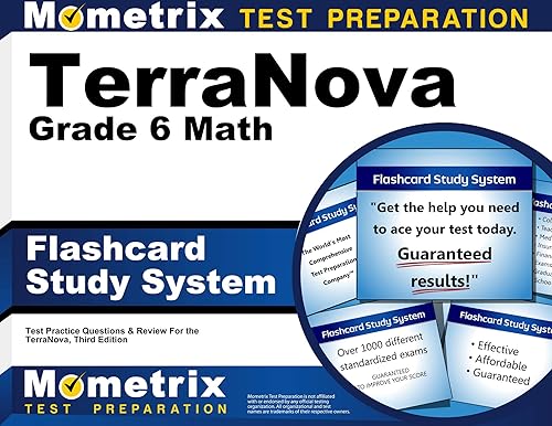 TerraNova Grade 6 Mathematics Flashcard Study System: TerraNova Test Practice Questions &amp; Exam Review for the TerraNova, Third Edition (Cards)
