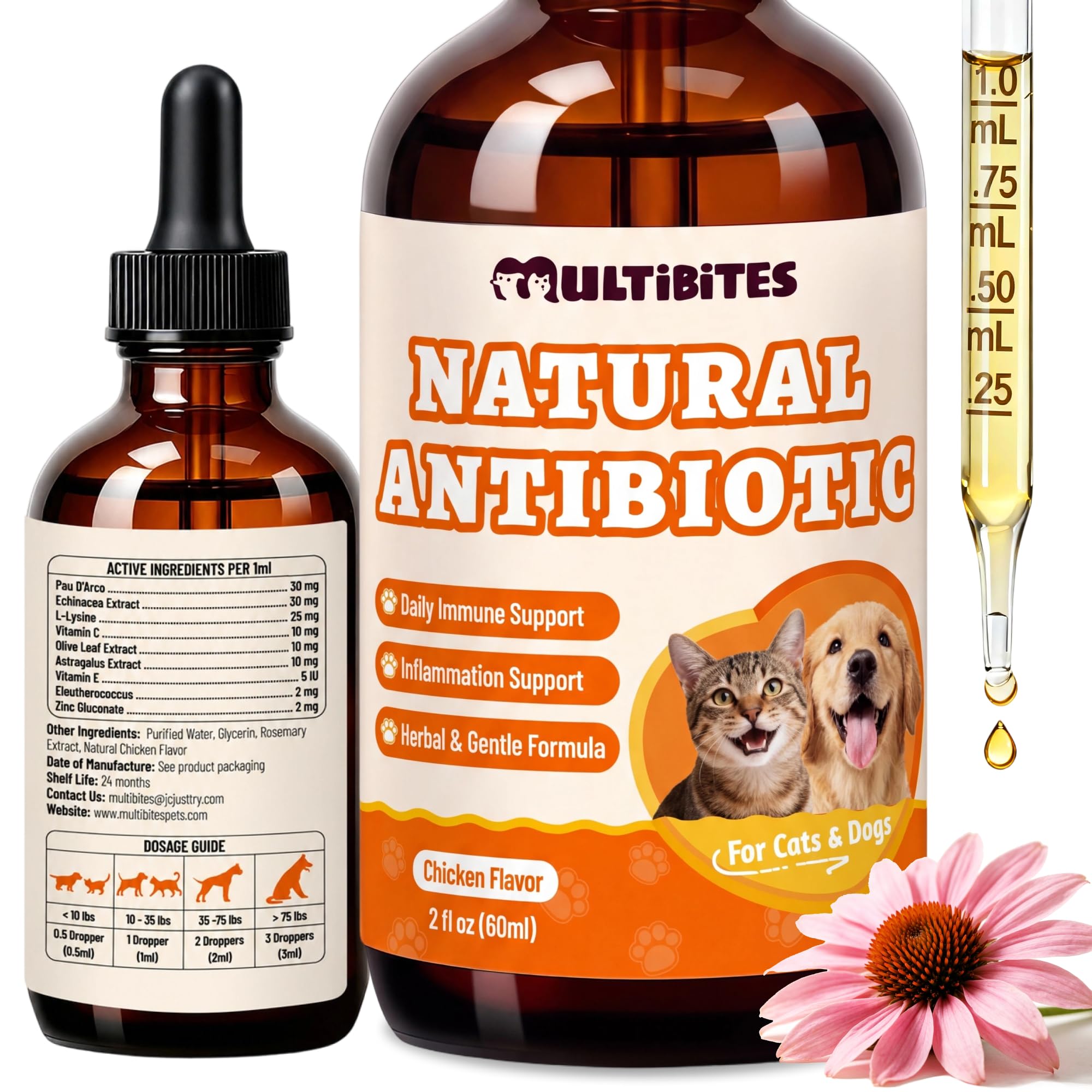 Allergy Relief & Immune Support Drops for Dogs & Cats, 60 ml — Amazon image 24