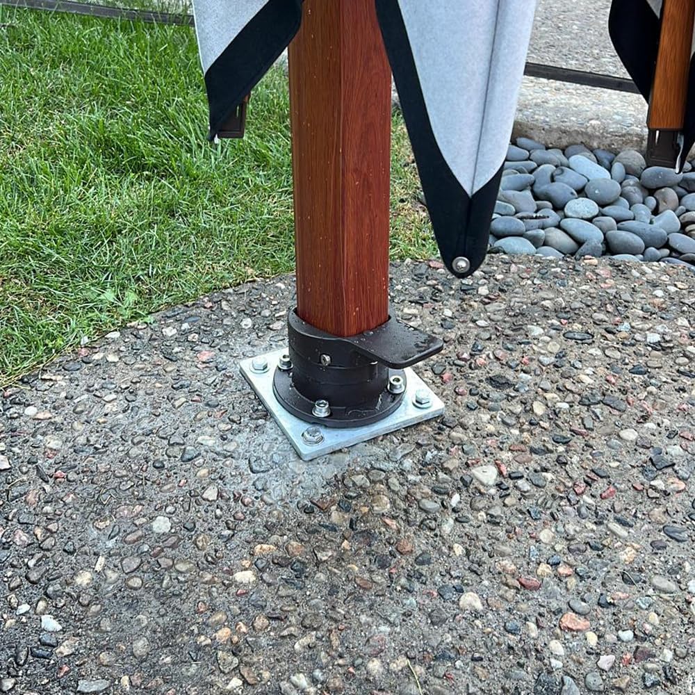Midtown Umbrellas The Concrete Anchor Base Plate For