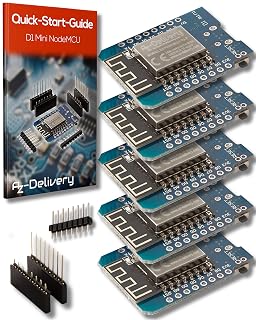 AZDelivery D1 Mini NodeMcu met ESP8266-12F WLAN-Module CH340G Lua compatibel met Arduino Inclusief E-Book! - Amazon product rated Grade A