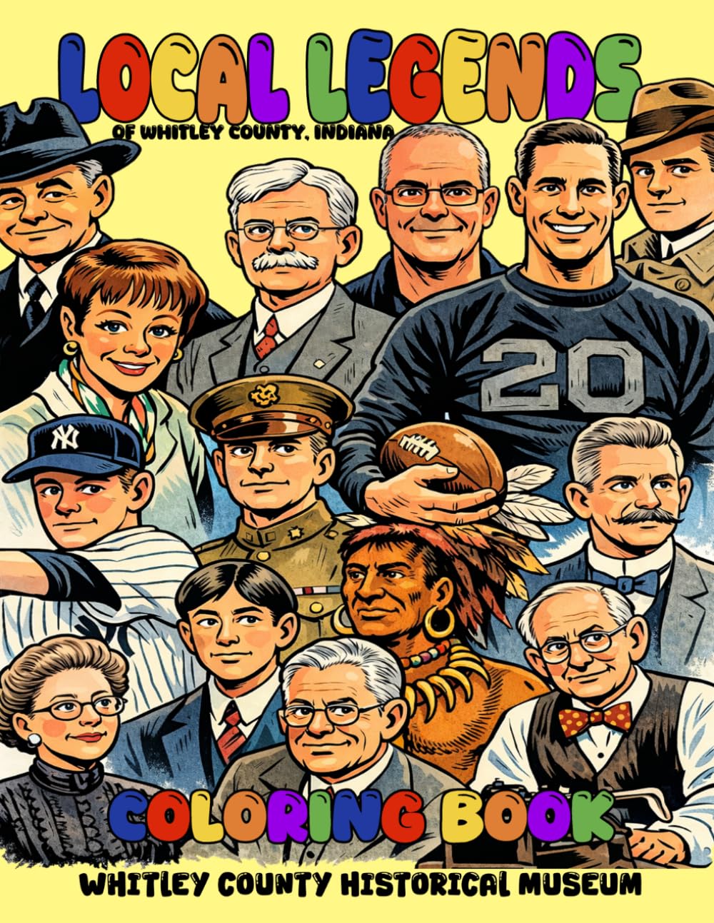 Local Legends of Whitley County, Indiana Coloring Book