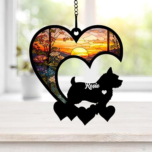 Vista 57 de NAZENTI Atrapasoles personalizado de pastor alemán, atrapasoles personalizado de pastor alemán para pérdida de mascotas, regalo de adorno