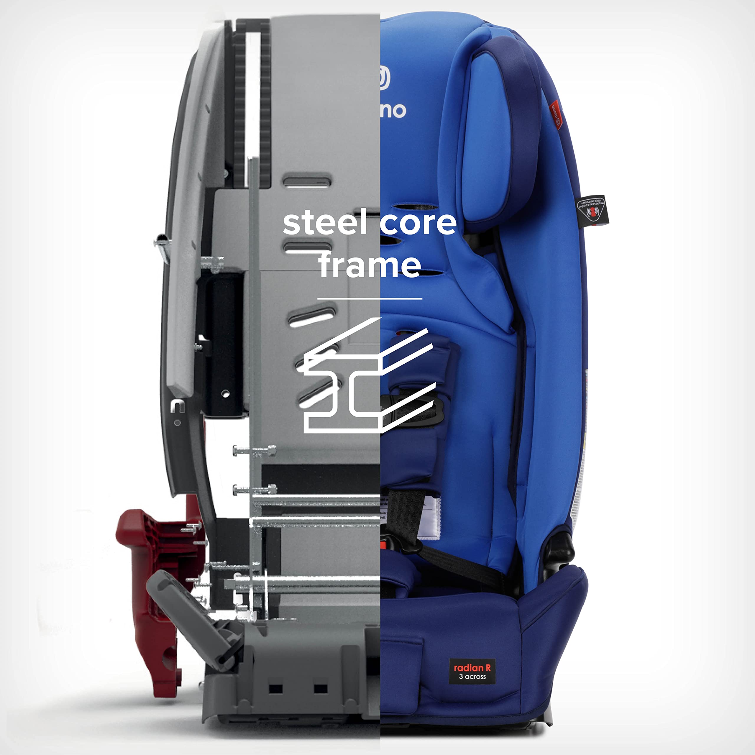 Diono Radian 3RX 3in1 Rear and Forward Facing Convertible Car Seat, Adjustable Head Support