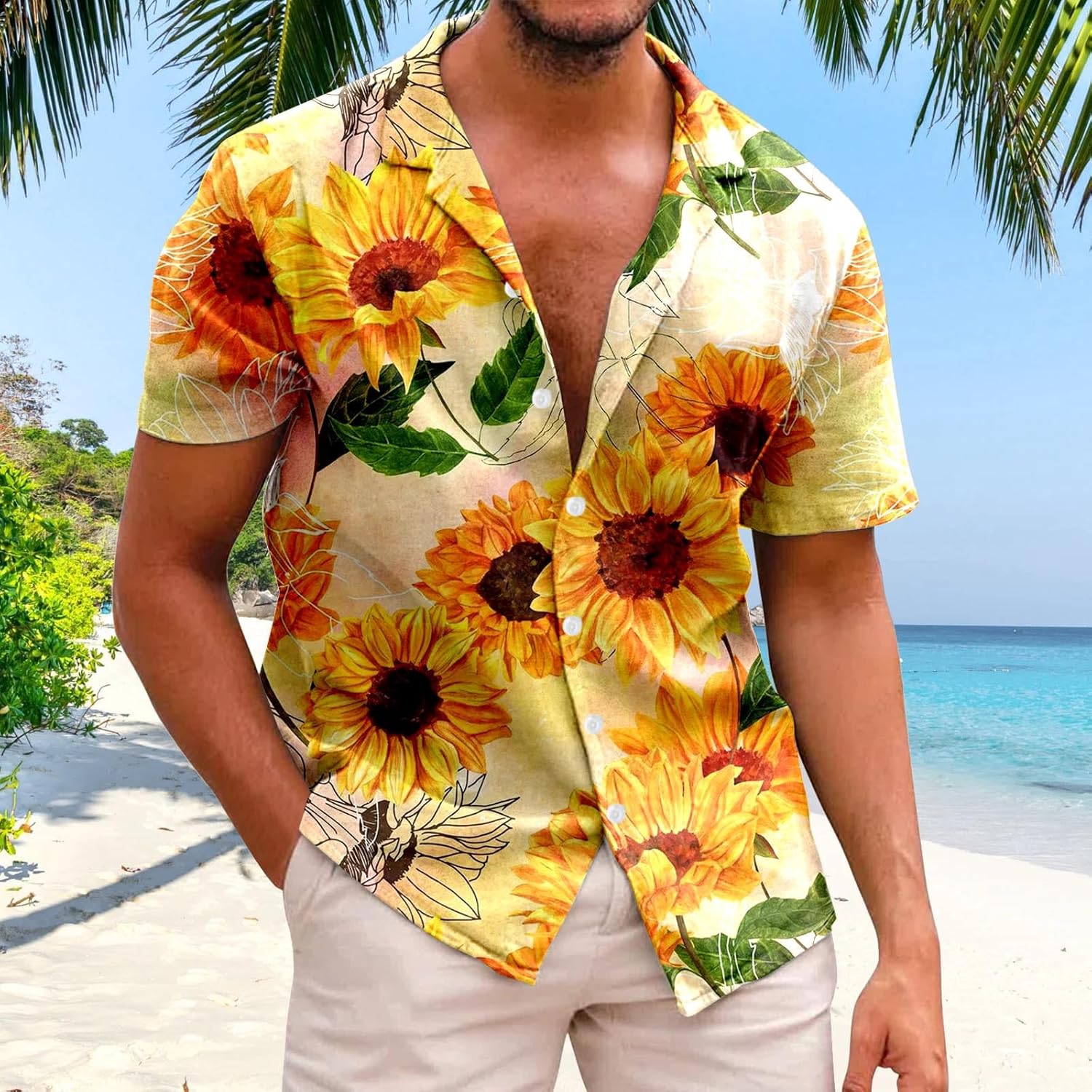 18ss 突い KOI HAWAIIAN オープンカラーシャツ