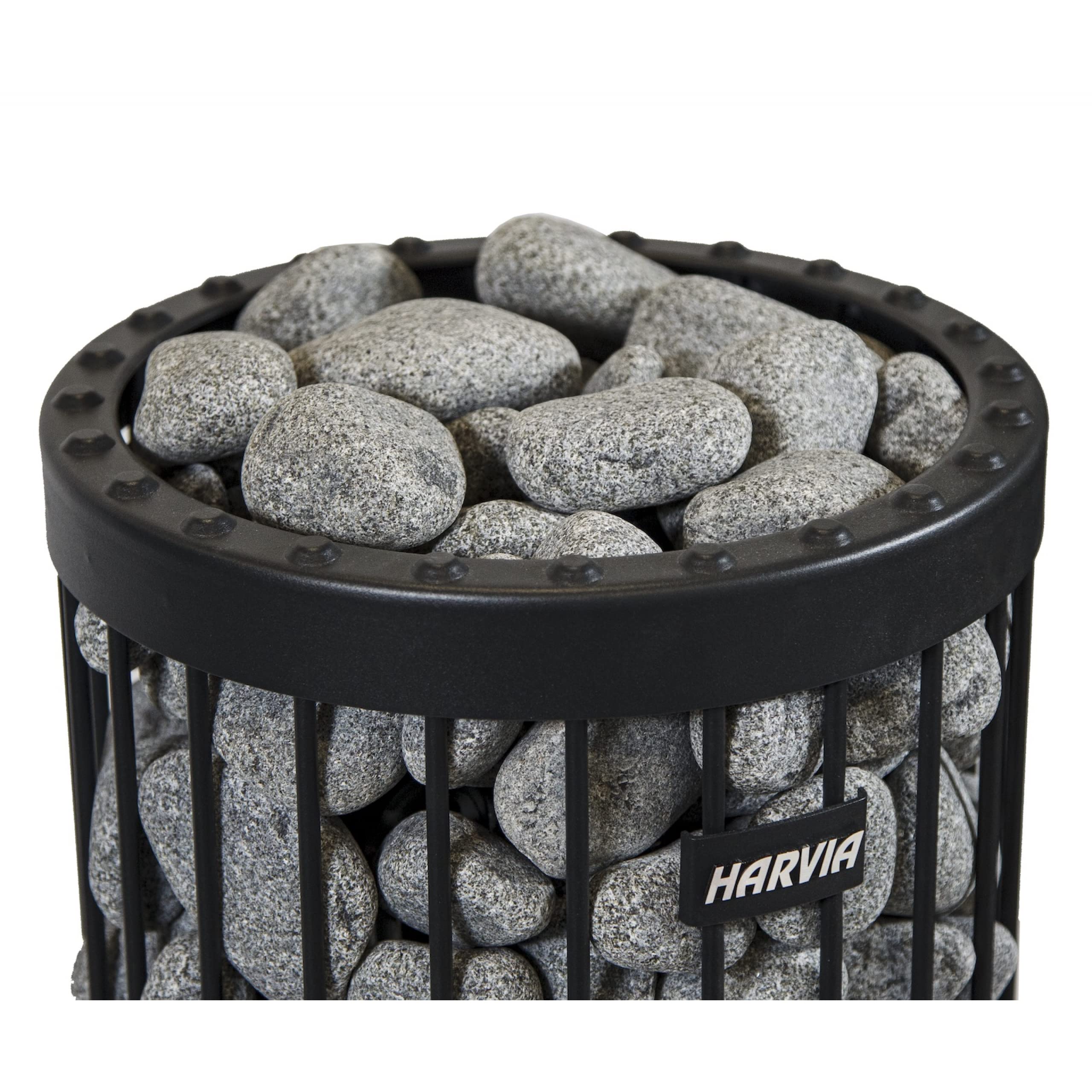 Sentiotec Piedras redondas para sauna, 15 kg, para estufa de sauna, piedras finlandesas, 5-10 cm