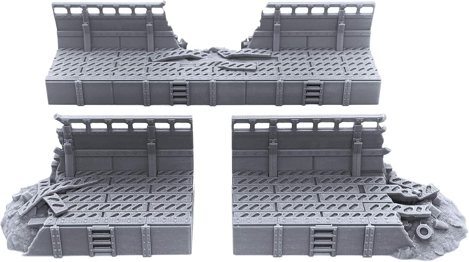 EnderToys Trenchline Expansion Set by Terrain4Print, 3D Printed Tabletop RPG Scenery and Wargame Terrain for 28mm Miniatures